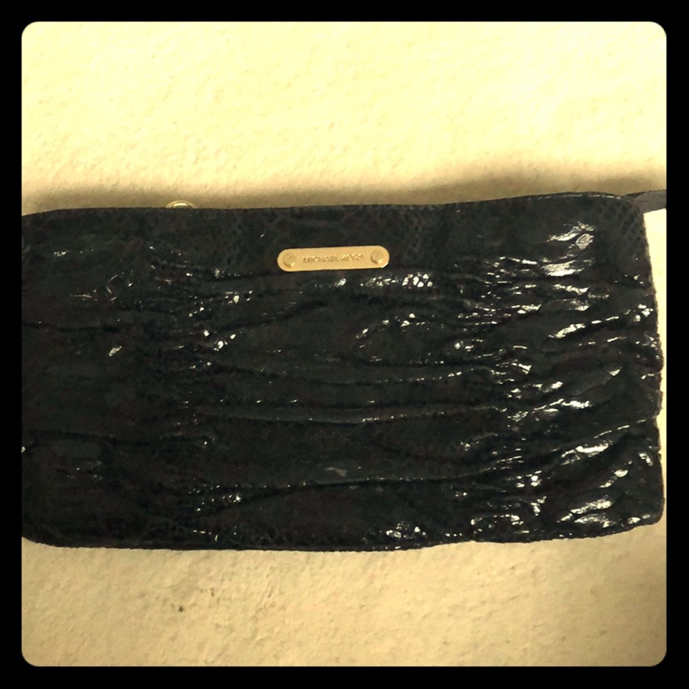 Michael Kors party clutch in black